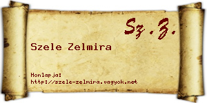 Szele Zelmira névjegykártya